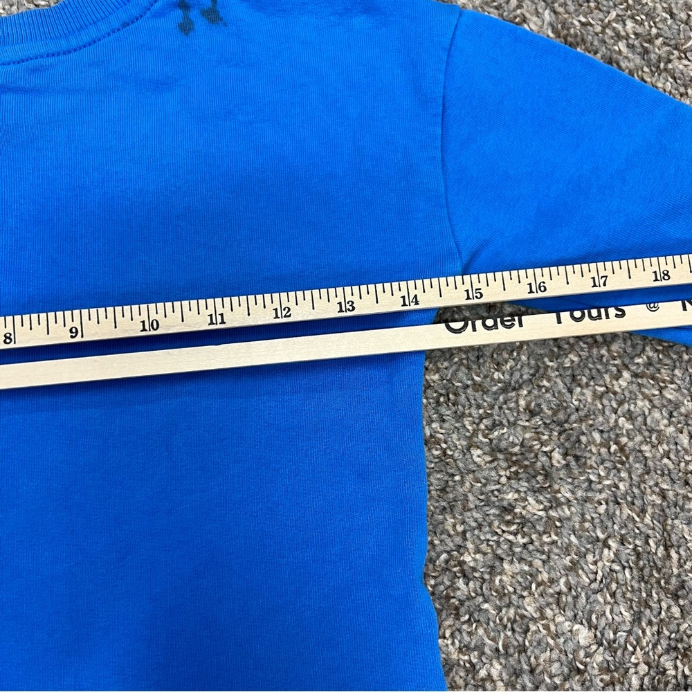 Hanna Andersson sweatshirt girls 5 blue crewneck shooting star rainbow - Picture 7 of 10